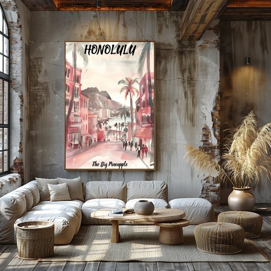 Honolulu: La Gran Piña Perfect Poster