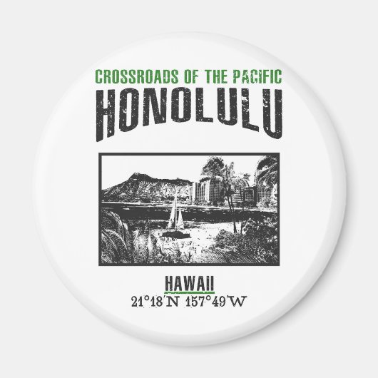 Honolulu Magneet (Voorkant)