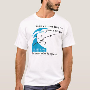 Honolulu: man kan niet alleen door parry's leven t-shirt