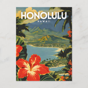 Honolulu Nostalgic Briefkaart