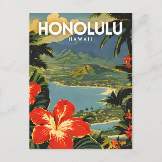 Honolulu Nostalgic Briefkaart