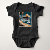 Honolulu O’aho Hawaii Romper (Voorkant)