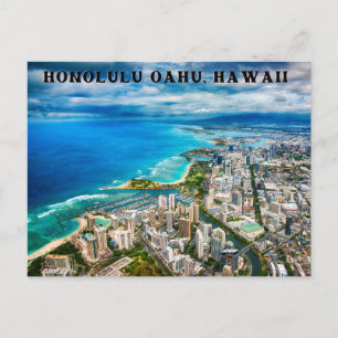 Honolulu-Oahu, Briefkaart Hawaï