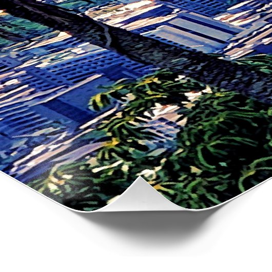 Honolulu, Oahu, Hawaï Perfect Poster (Hoek)