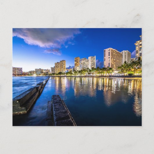 HONOLULU OAHU HAWAII BRIEFKAART (Voorkant)