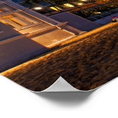 Honolulu, Oahu, Hawaii. Nachtblootstelling Poster (Hoek)