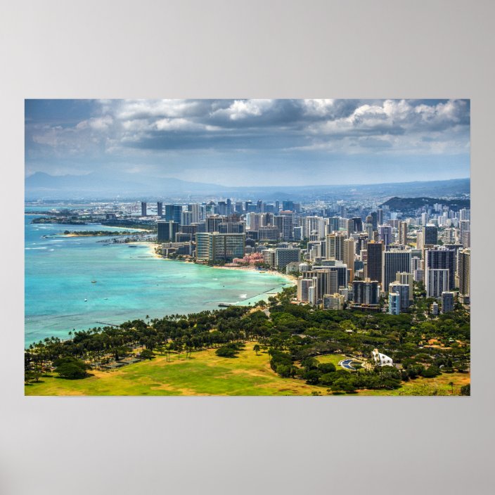 Honolulu, Oahu Poster | Zazzle.nl