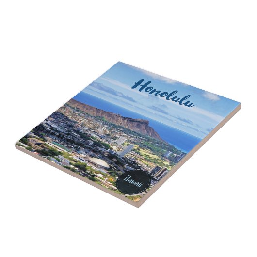 Honolulu reizen tegeltje (Zijkant)