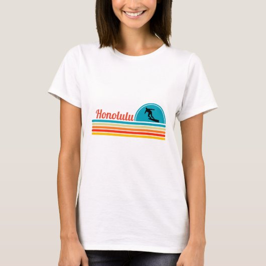 Honolulu Retro T-shirt (Voorkant)