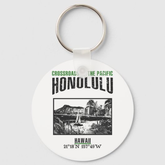 Honolulu Sleutelhanger (Voorkant)