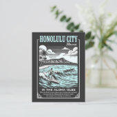 Honolulu Stad Hawaï In De Aloha-eilanden Briefkaart (Staand voorkant)