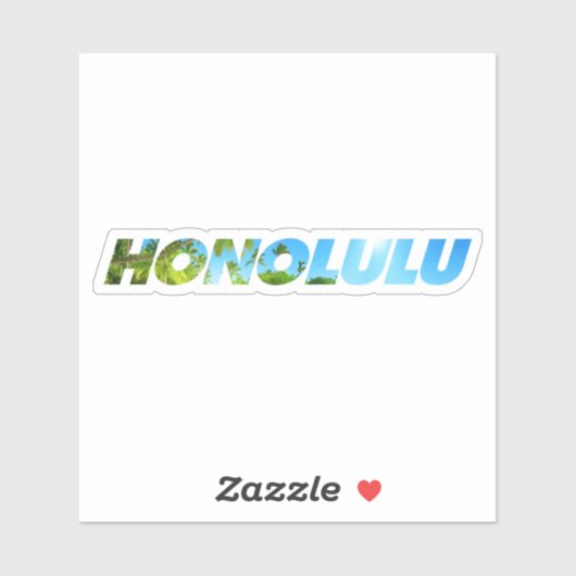 Honolulu Sticker (Vel)