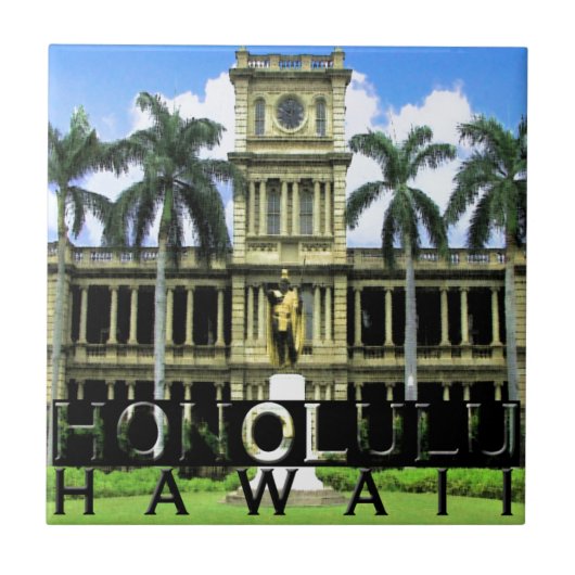 Honolulu Tegeltje (Voorkant)