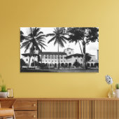 Honolulu, Uitzicht Hawaii van de Bondsdag en Post  Canvas Afdruk (Insitu (Woonkamer))