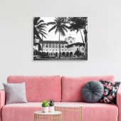 Honolulu, Uitzicht Hawaii van de Bondsdag en Post Canvas Afdruk (Insitu (Woonkamer))