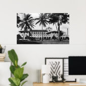 Honolulu, Uitzicht Hawaii van de Bondsdag en Post Poster (Thuiskantoor)