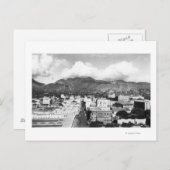 Honolulu, Uitzicht van de stad Hawaii uit de Aloha Briefkaart (Voorkant / Achterkant)