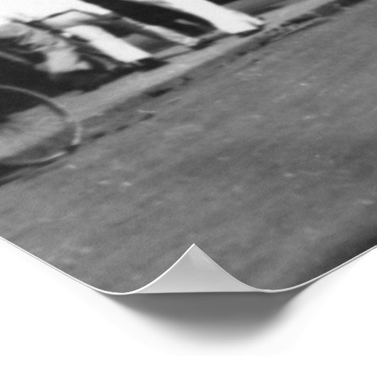 Honolulu, Uitzicht van de stad Hawaii van Fort Str Poster (Hoek)