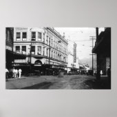 Honolulu, Uitzicht van de stad Hawaii van Fort Str Poster (Voorkant)