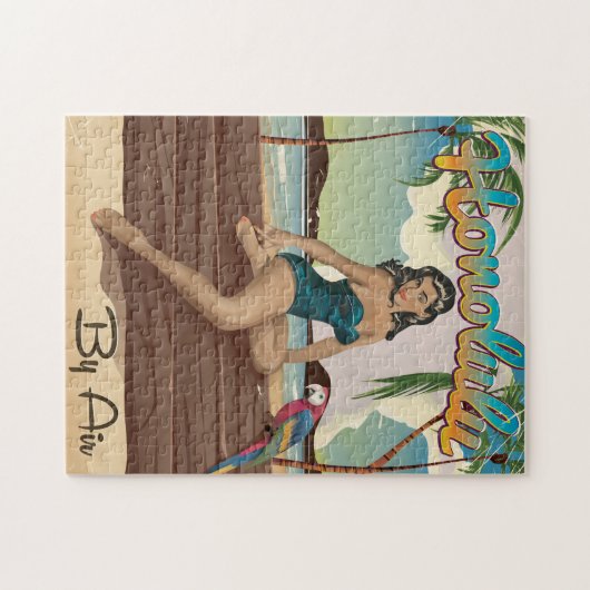 Honolulu  vakantie Reisdruk Legpuzzel (Horizontaal)