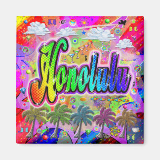 Honolulu Vista Express-magneet Magneet