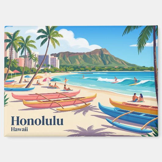 Honolulu VS Magneet (Voorkant)