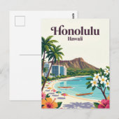 Honolulu VSAVertaling: Honolulu VS is incorrect, t Briefkaart (Voorkant / Achterkant)