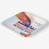 Honor2Serve-borden Papieren Bordje (Gebogen)