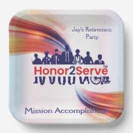 Honor2Serve-borden Papieren Bordje