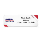 Honor2Serve Etiket (Voorkant)