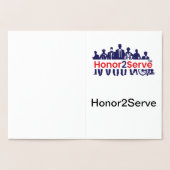 Honor2Serve Folie Kaarten (Binnen)