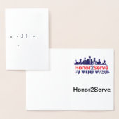 Honor2Serve Folie Kaarten (Display)