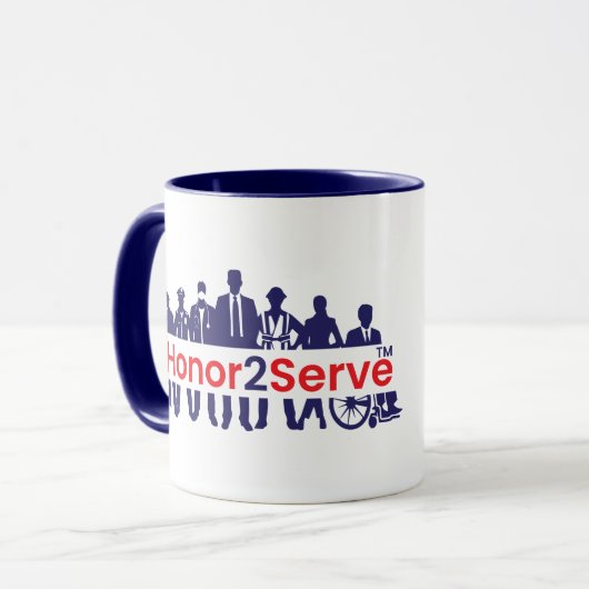 Honor2Serve Mok (Voorkant links)