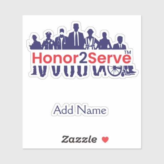 Honor2Serve Sticker (Vel)
