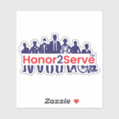 Honor2Serve Sticker (Vel)
