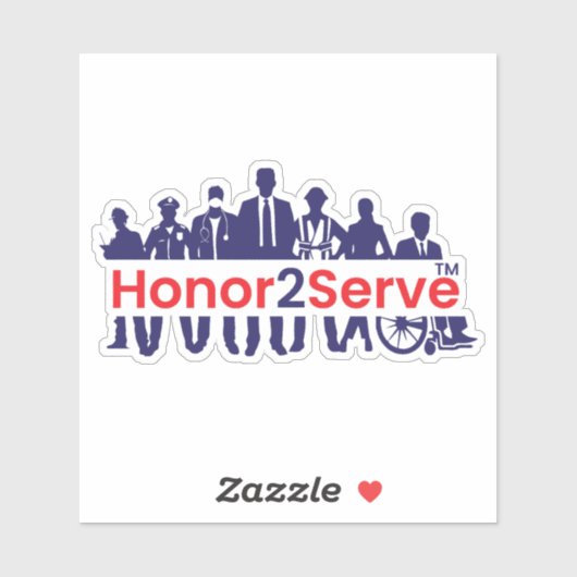 Honor2Serve Sticker (Vel)