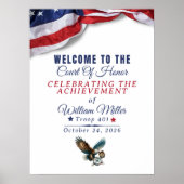 Honor Achievement Event Welcome Sign Poster (Voorkant)