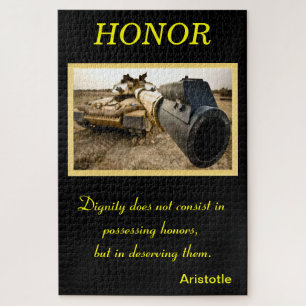 Honor american tank pistool vat op u legpuzzel