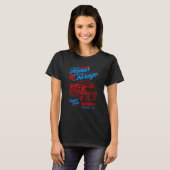 Honor and Courage Firefighter Fire Dept Fire Truck T-shirt (Voorkant volledig)