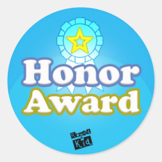 Honor Award (set van 20) Ronde Sticker (Voorkant)