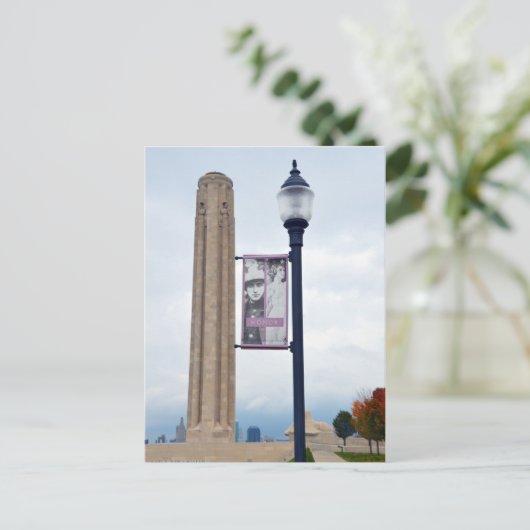 Honor Banner, Liberty Memorial, Kansas City, MO. Briefkaart (Staand voorkant)