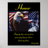 Honor brult met ongeëvenaarde woeste kracht poster (Voorkant)