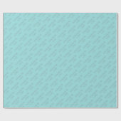 HONOR DE Christelijke LORD-scripts Aqua Cadeaupapier (Vlak)