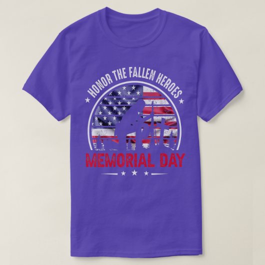 Honor de Fallen Heroes Memorial Day T-shirt (Design voorkant)