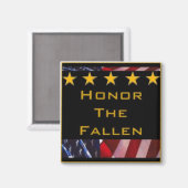 Honor de Gestallen Militaire Tribute Magneet (Voorkant / Achterkant)