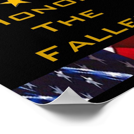 Honor de Gestallen Militaire Tribute Poster (Hoek)
