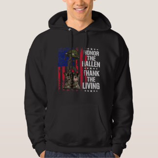 Honor de slachtoffers bedanken de levende veterane hoodie