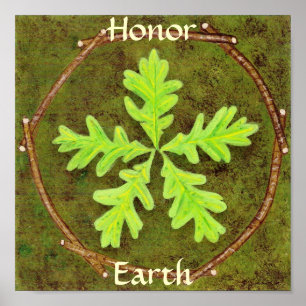 Honor Earth Poster