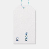 Honor en dank Amerikaanse veteranen Cadeaulabel (Achterkant)