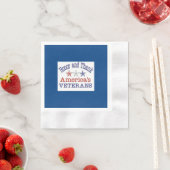 Honor en dank Amerikaanse veteranen Servet (Insitu)